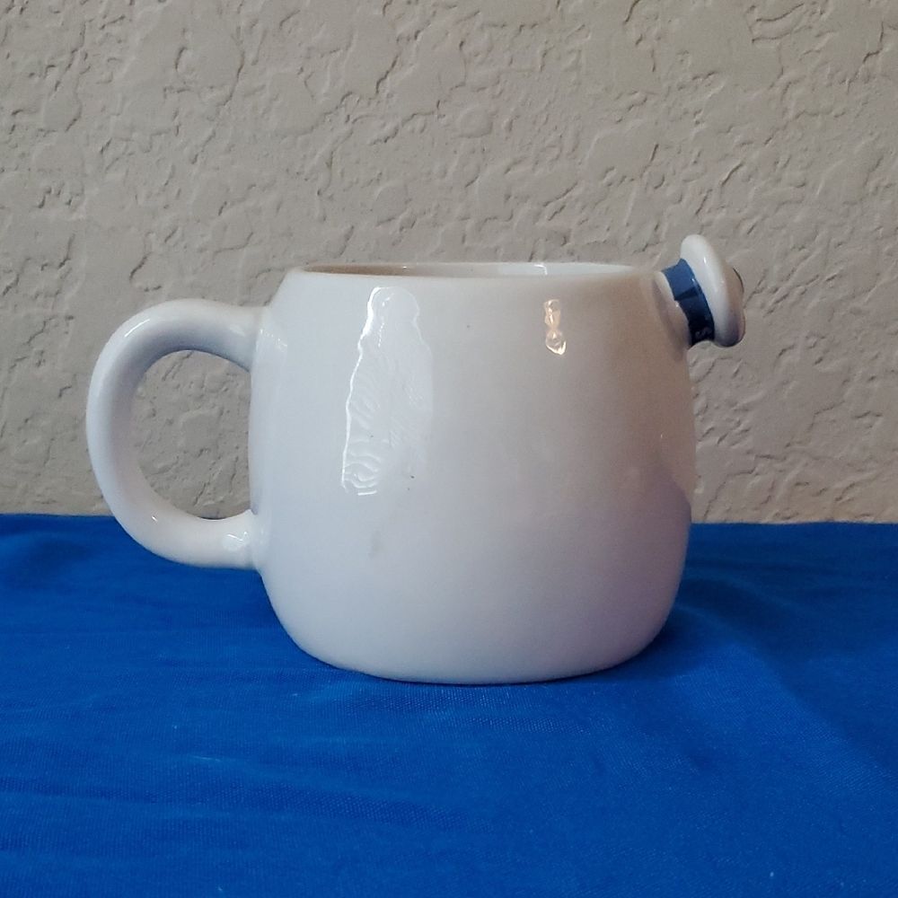 Ghostbusters Stay Puft Marshmallow Man 3D Sculpted Ceramic Mug White Coffee Cup - Picture 4 of 6
